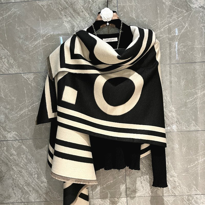 Luxury Black Shawl
