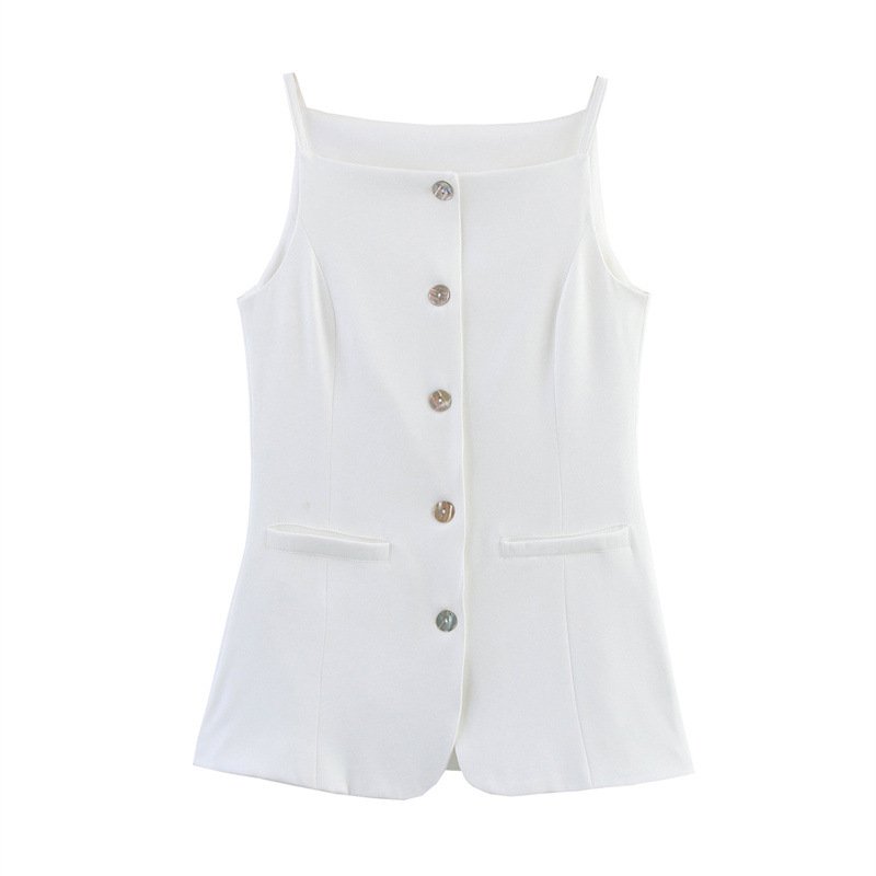Retro Slim Fit Vest for Women