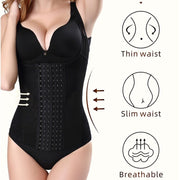 Six Breasted Corset Waist Trainer Top for Plus Size