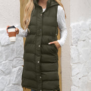 Women's Thick Hooded Vest for Cold Weather