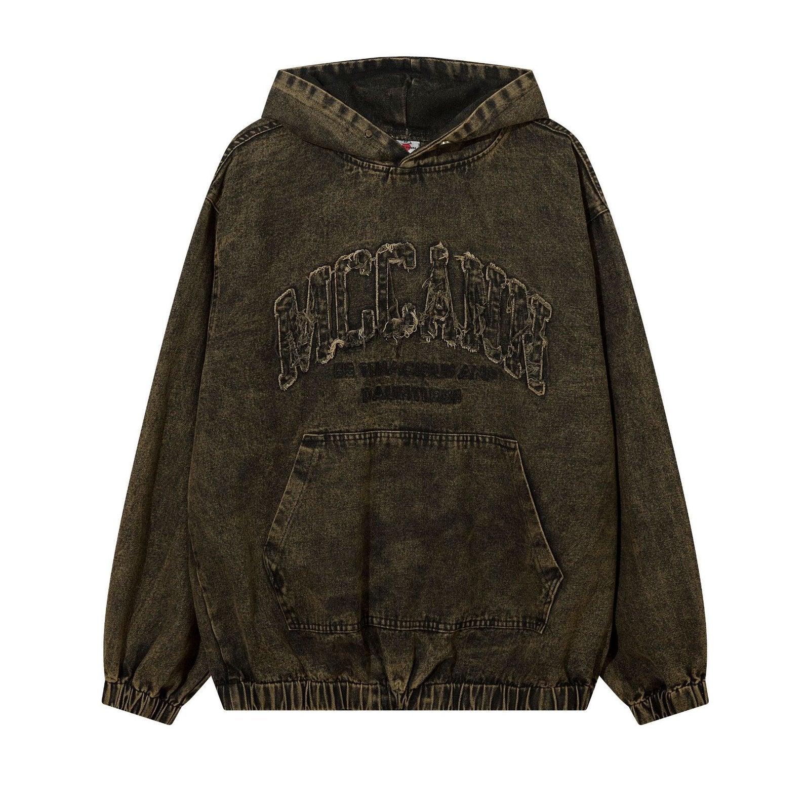 Men's Distressed Hooded Sweater