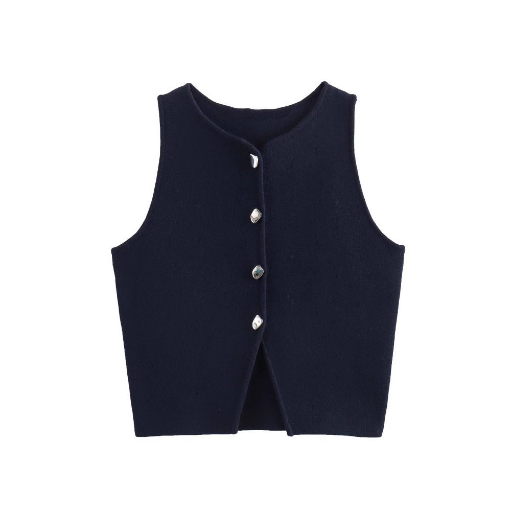 Street Style Slim Fit Polyester Sweater for Women