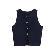 Street Style Slim Fit Polyester Sweater for Women
