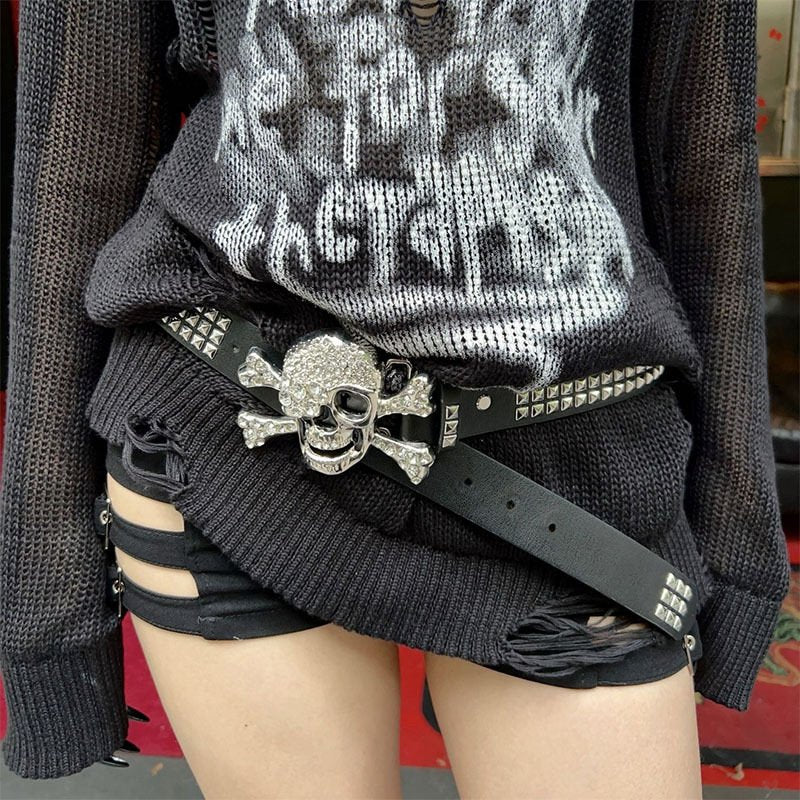Wide PU Leather Belt with Pin Buckle