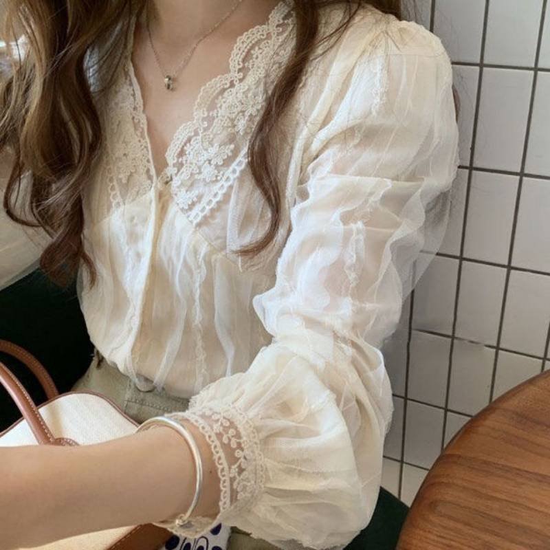 Sweet Chic Chiffon Blouse - Gentle & All-Match Top