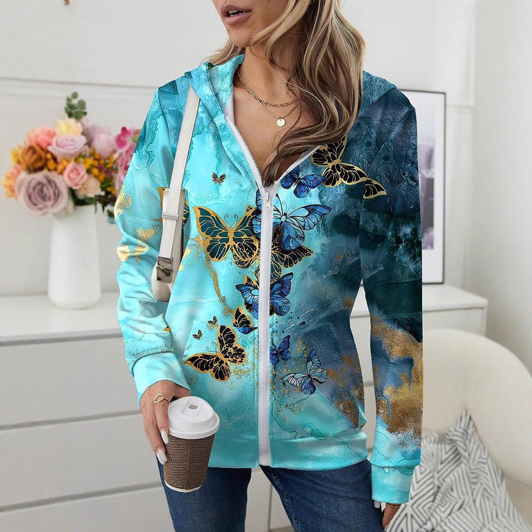 European & American Zipper Cardigan for Women - Casual Streetwear