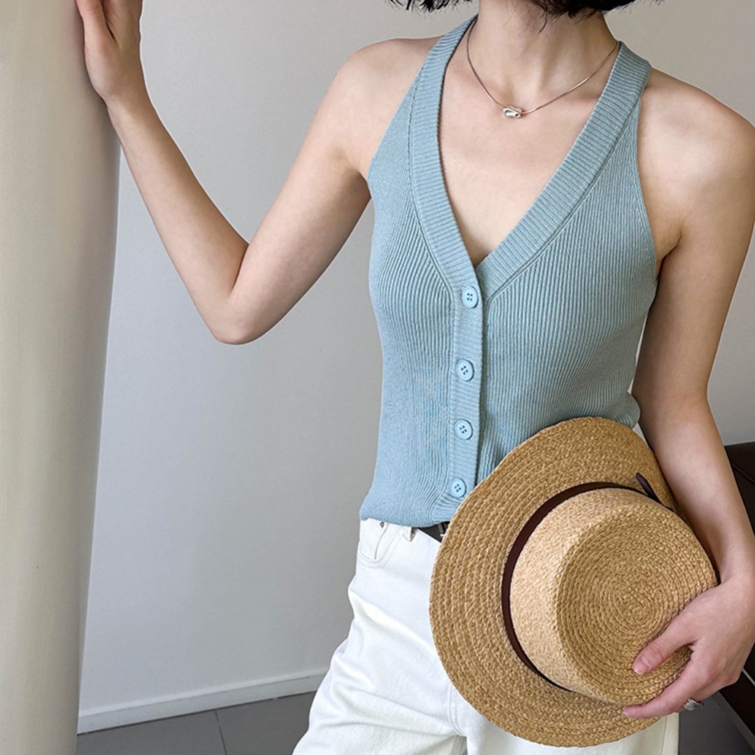 Loose V-neck Knitwear for Women