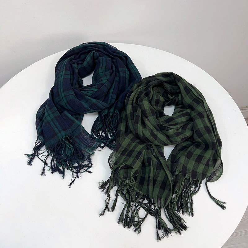Soft Plaid Scarf