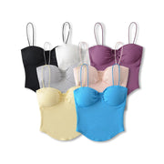 Sexy U-Neck Midriff-Baring Camisole for Women