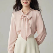 Elegant Chiffon Button-Down Shirt for Women