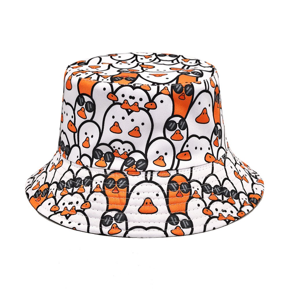 Duck Bucket Hat Women's Trendy All-Season Sun Protection