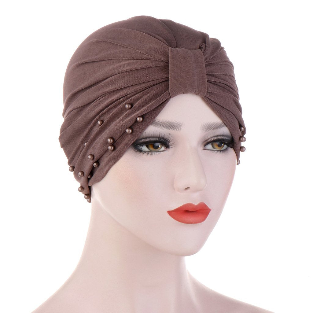 Solid Color Beanie Cap for Women