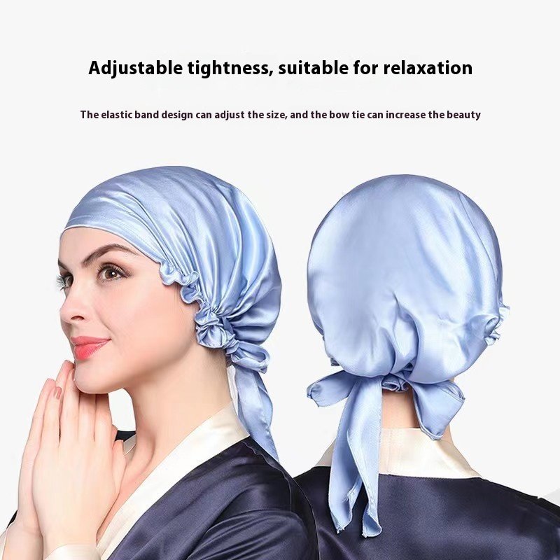 Soft Silk Adjustable Nightcap for Women