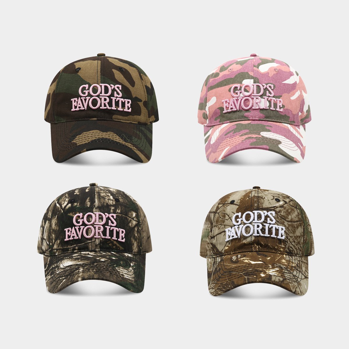 Retro Camouflage Baseball Cap for Women
