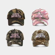 Retro Camouflage Baseball Cap for Women