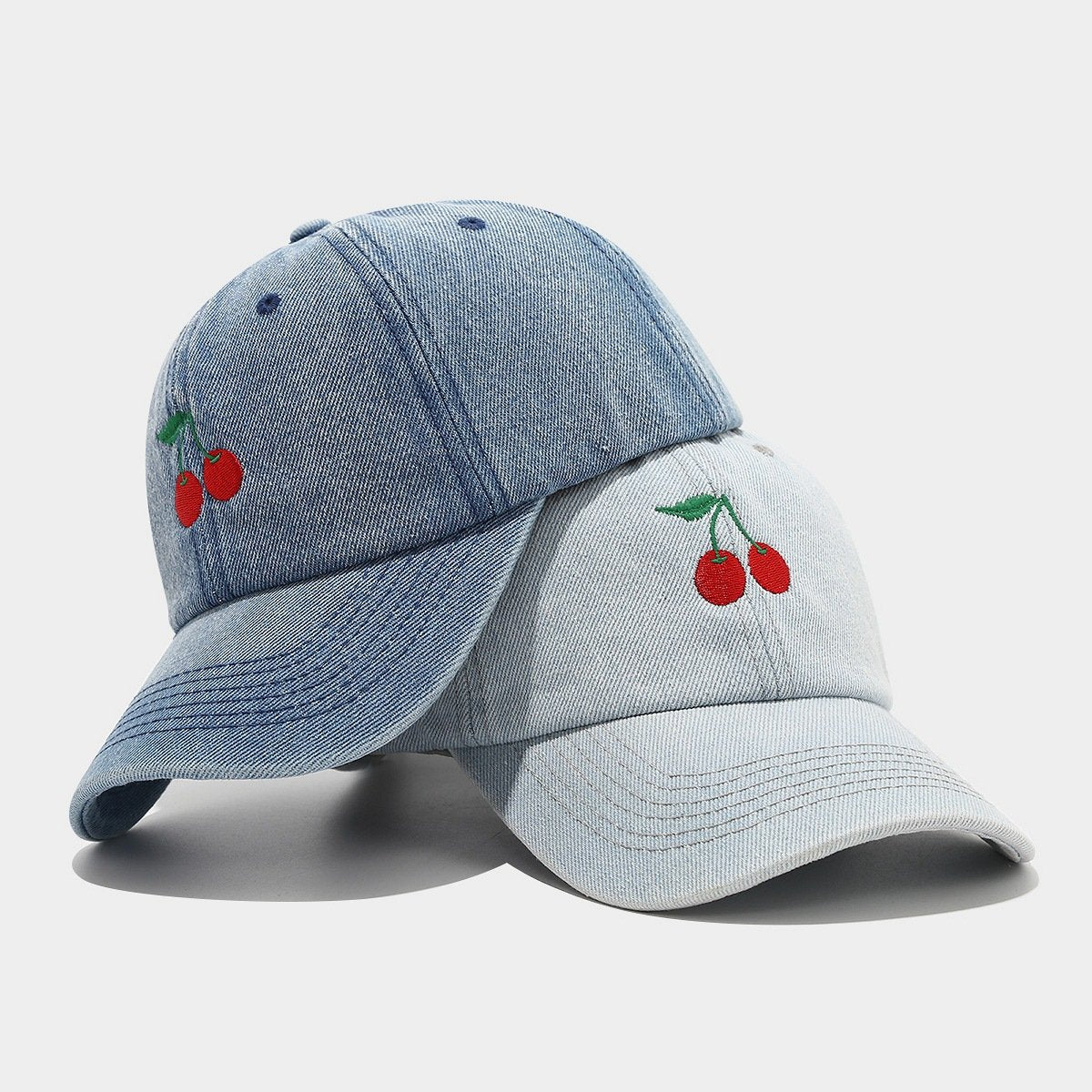 Elegant Denim Baseball Cap for Women