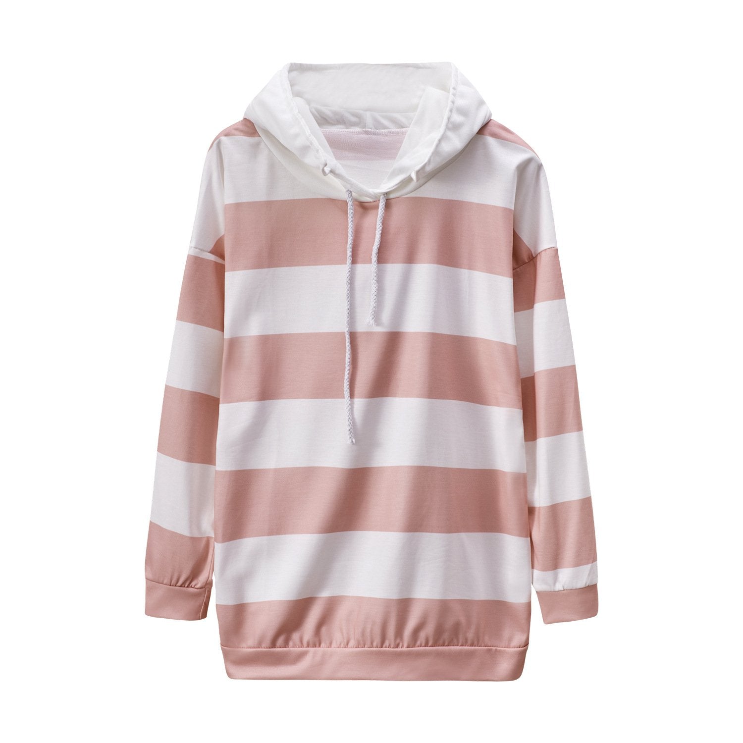 Cozy Long-sleeved Striped Sweater for Women