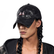 Peaked Cap Street Hip Hop Print Baseball Hat