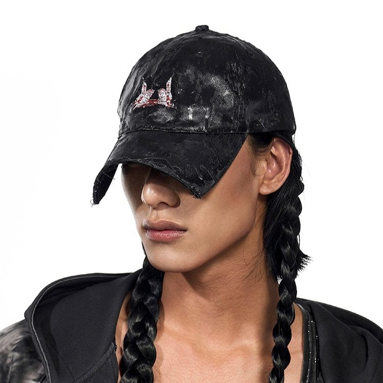 Peaked Cap Street Hip Hop Print Baseball Hat