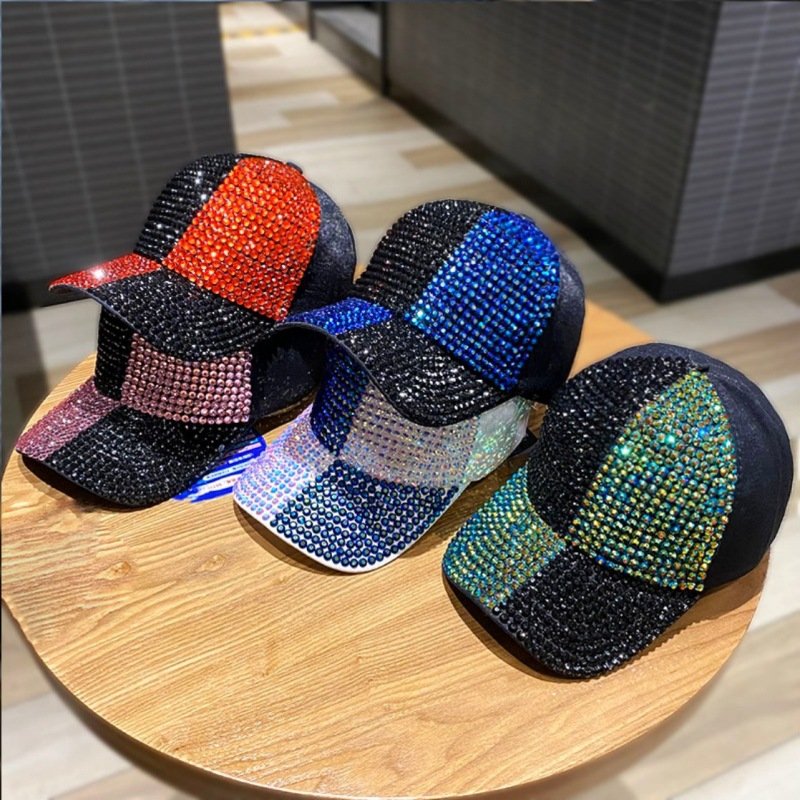 Dual-Color Diamond Cap for Women