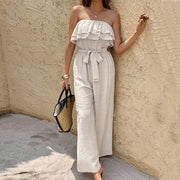 Summer Ruffled Jumpsuit for Women