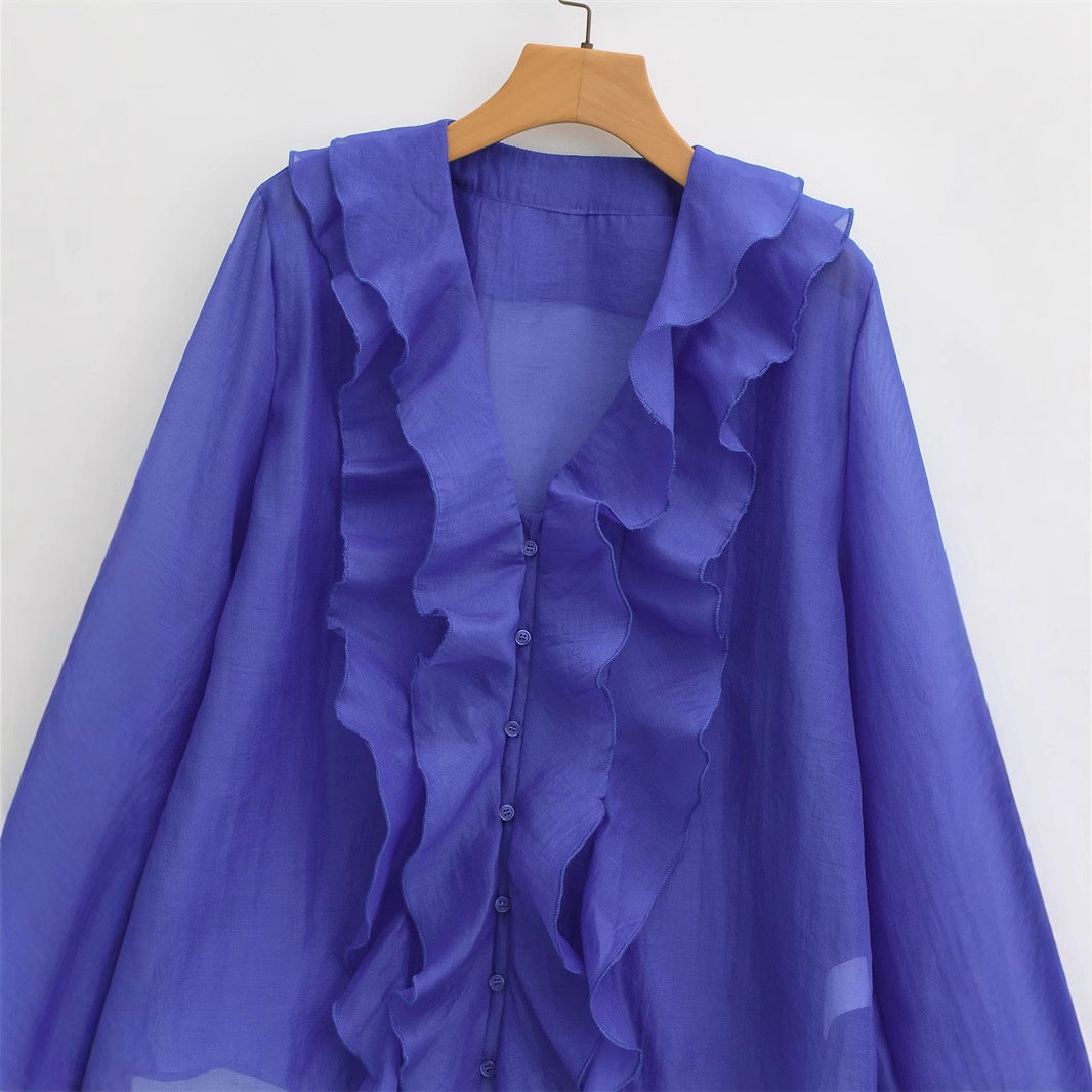 Chic Versatile Long Sleeve Women's Shirt