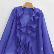 Chic Versatile Long Sleeve Women's Shirt