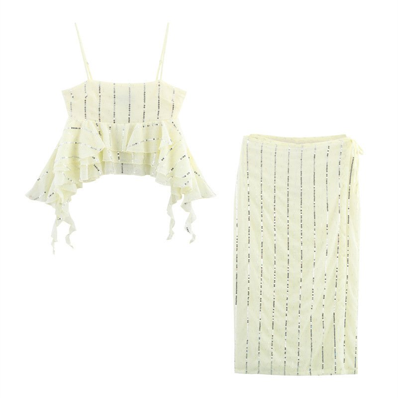 Summer Top and Skirt Set for Women