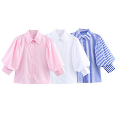 Casual Loose Long-Sleeve Women's Shirt