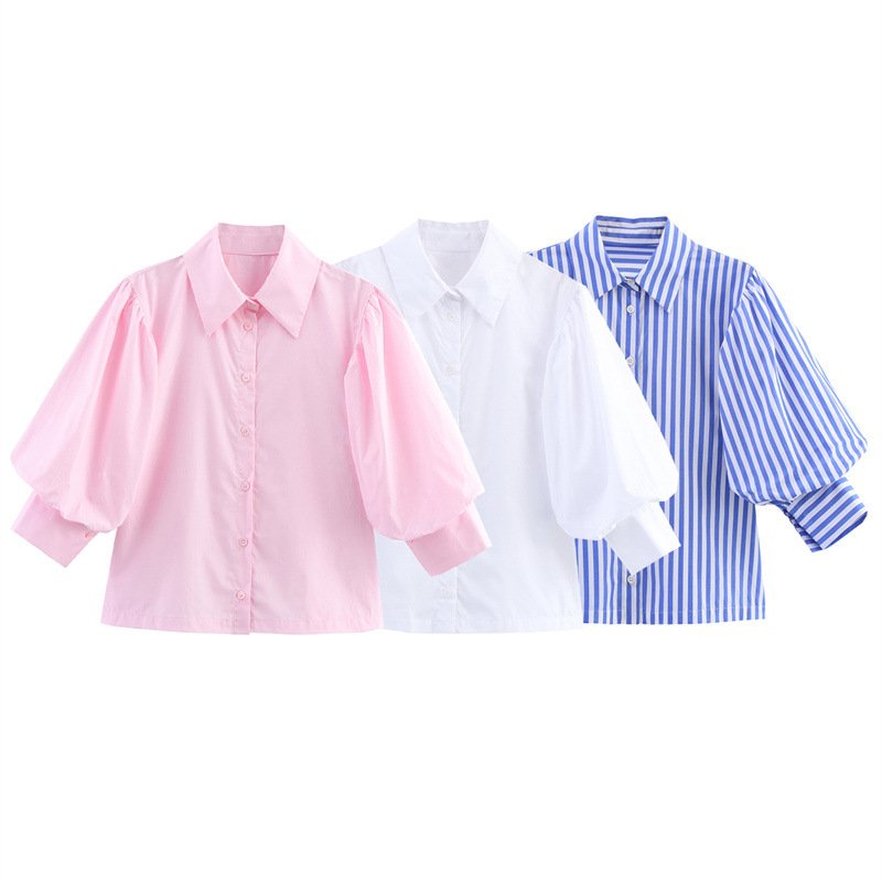 Casual Loose Long-Sleeve Women's Shirt