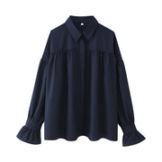 Casual Loose Lantern Sleeve Shirt