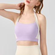 Women's Sports Bras with Padded Cups and Adjustable Straps