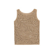 Retro Sequin Waistcoat for Women - Artistic Chic