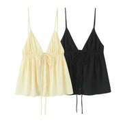 Summer Bowknot Sling Camisole