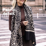 Warm Leopard Scarf