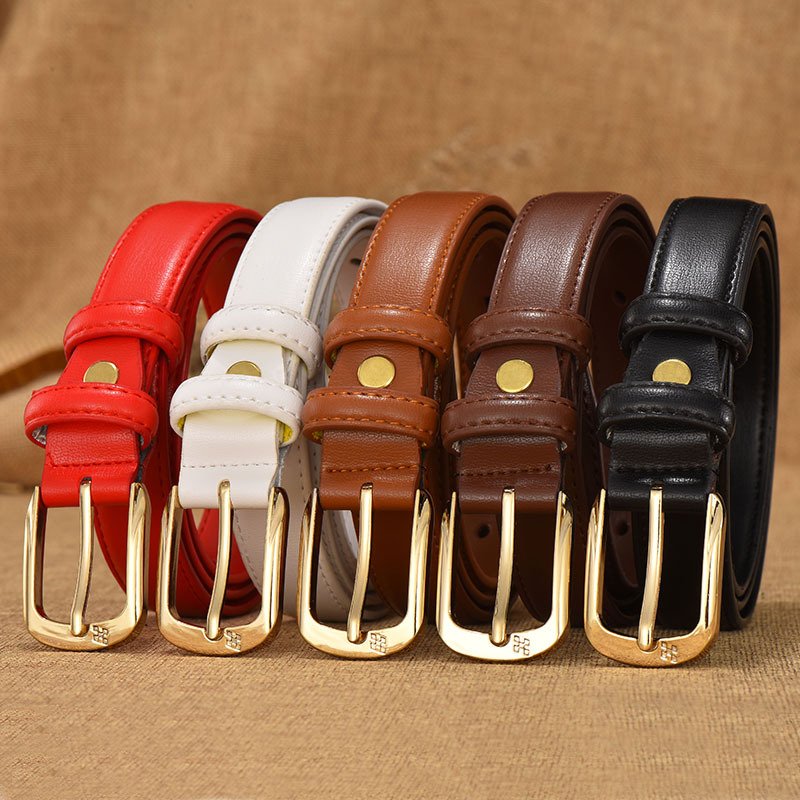 Retro Double Ring Buckle Waist Belt for Women