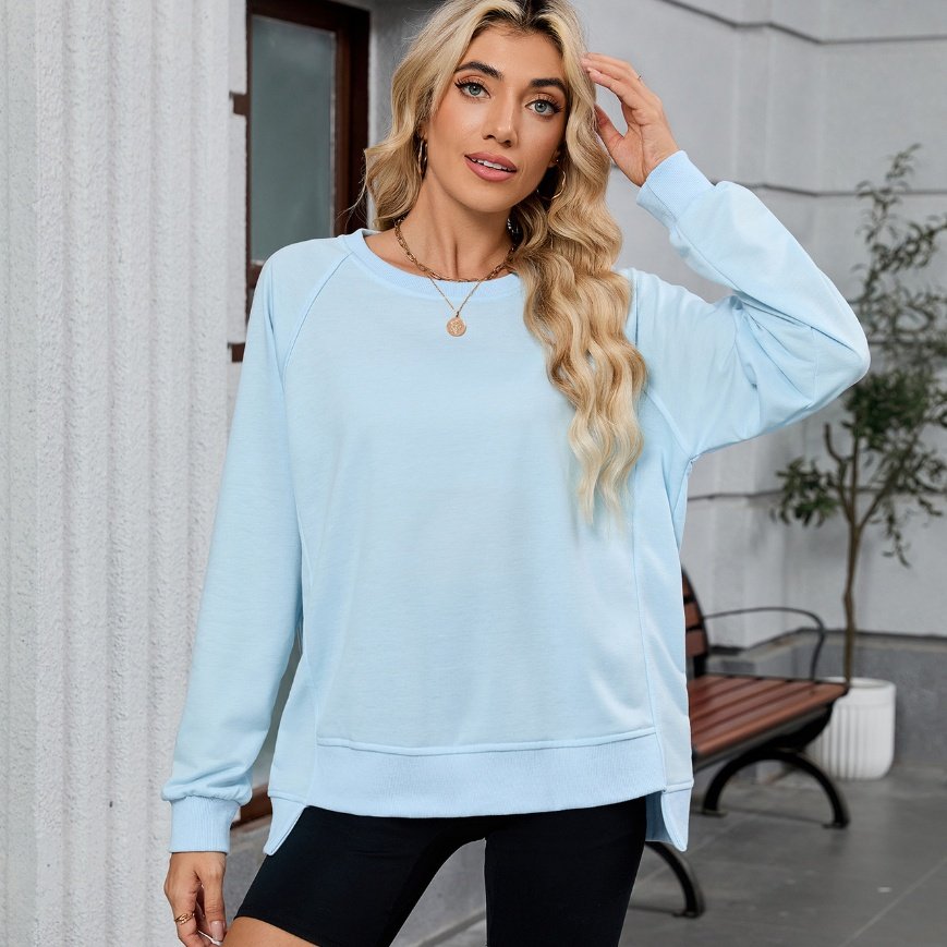 Cozy Long Sleeve Loose Sweatshirt for Women