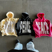 Customizable Streetwear Hoodies with 3D Letters