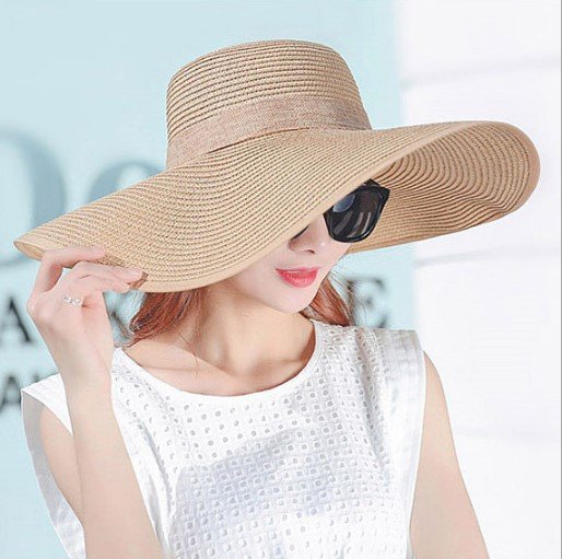 Summer Sun Protection Foldable Beach Hat for Women