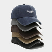 Adjustable Retro Distressed Peaked Cap for Women