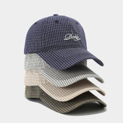 Plaid Peaked Cap Couple Sun Hat - Summer Sun Protection
