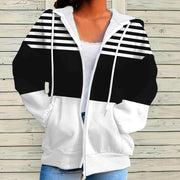 Stay Cozy in Style: Zipper Hooded Sweater