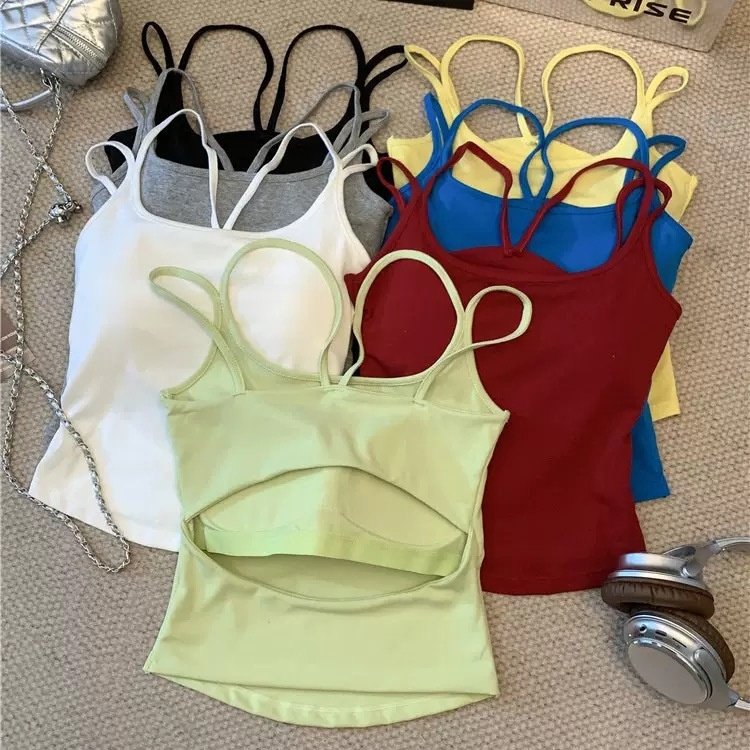 Comfortable Double-Shoulder Strap Sling Top for Women