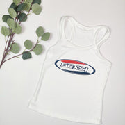 Slim Fit Women's Vest with Letter Design