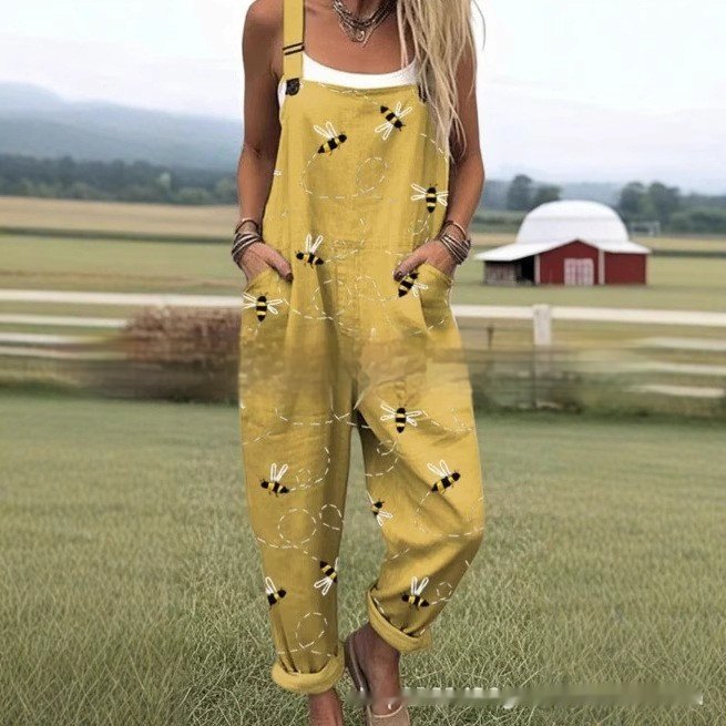 Men's Korean Suspender Pants