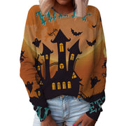 Cozy Halloween Women's Graphic Tops