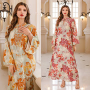 Summer Embroidered Gown Dress