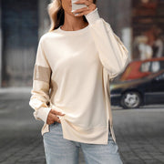 Multicolor Loose Casual Sweatshirt for Women