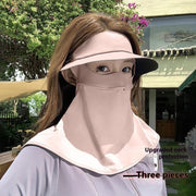 Sun-Protective Soft Top Hat with Neck Protection