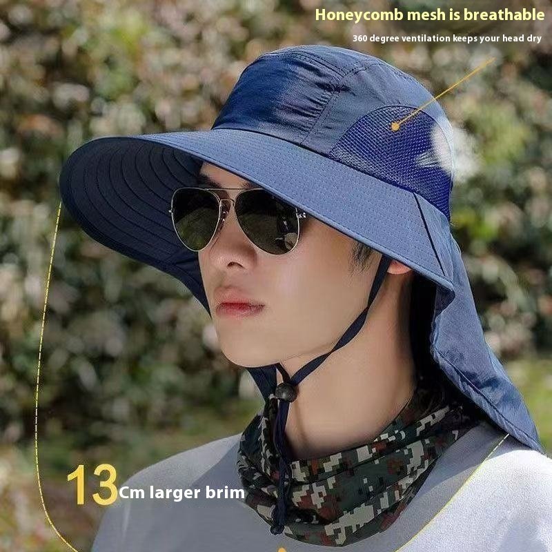 Summer Sun Protection Plaid Sun Hat for Women